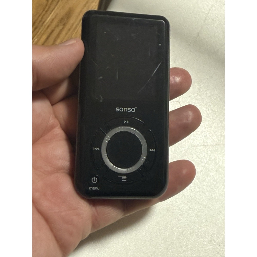 SanDisk Sansa e250 Black ( 2 GB ) Digital Media Player  ( Untested No Power Cord